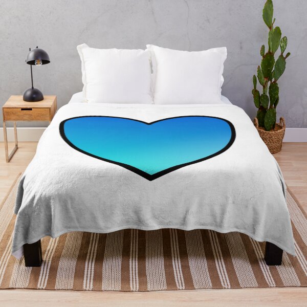 Item preview, Fluorescent Heart - Blue designed and sold by Inspirationmotivation.