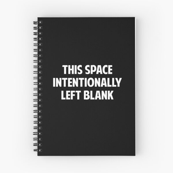 Item preview, This Space Intentionally Left Blank designed and sold by twHistory.