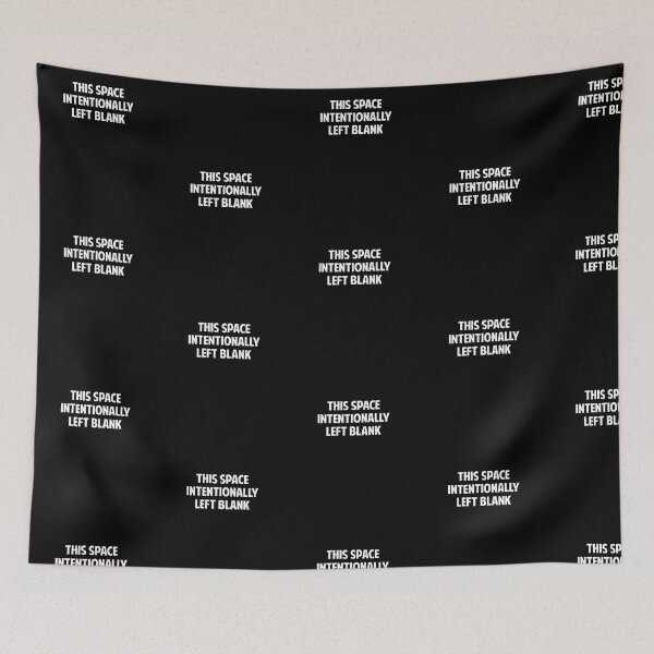 Item preview, This Space Intentionally Left Blank designed and sold by twHistory.