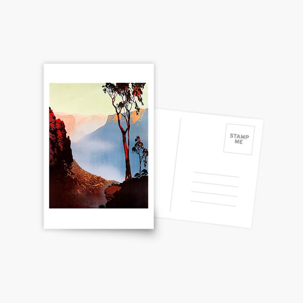 Item preview, Restored Vintage Australia Travel Poster Artwork with No Text designed and sold by VintageLuxury.