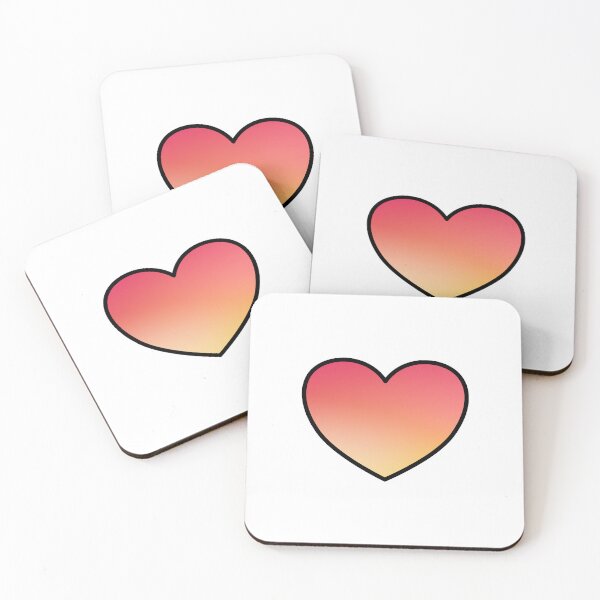 Item preview, Fluorescent heart - yellow and peach designed and sold by Inspirationmotivation.