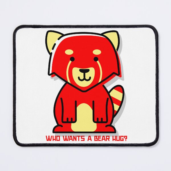 Item preview, Who wants a bear hug? Red Panda , Turning Red, 4town, designed and sold by CelioByDesign.