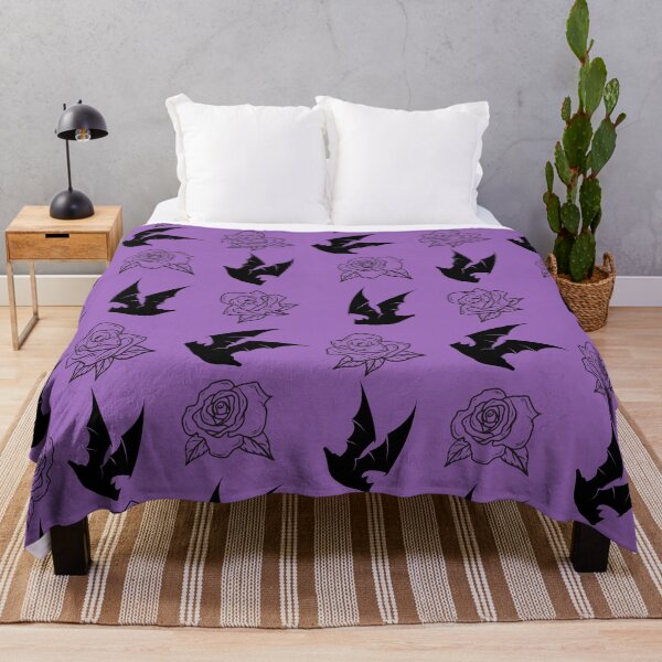 Item preview, Bats and Roses Print designed and sold by Lylabean22.