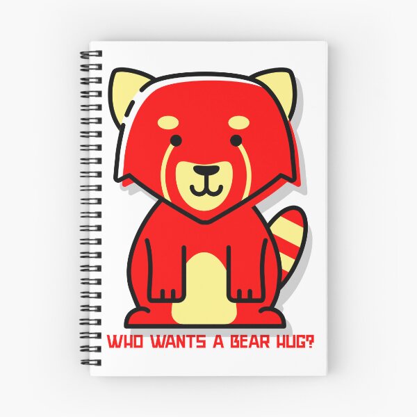 Item preview, Who wants a bear hug? Red Panda , Turning Red, 4town, designed and sold by CelioByDesign.