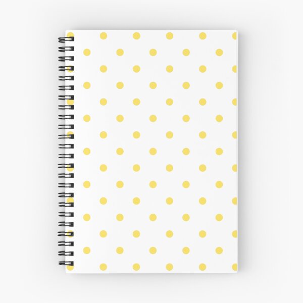 Item preview, White & Canary Yellow Polka Dots designed and sold by Jared Davies.