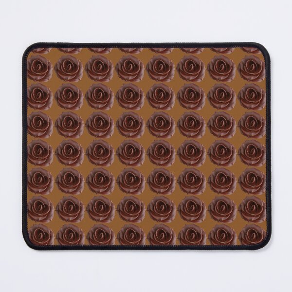 Item preview, chocolate elite brown flowers pattern  designed and sold by AAdel.