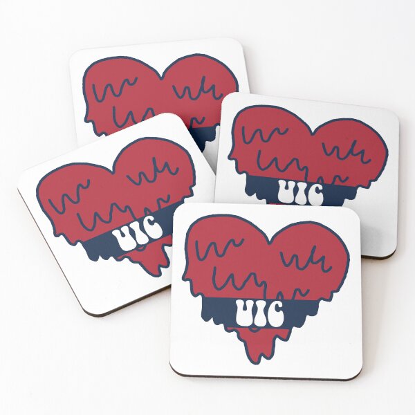 Item preview, UIC University of Illinois Chicago Heart designed and sold by kkosmicki.