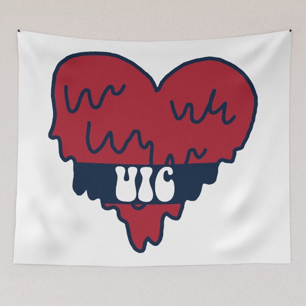 Item preview, UIC University of Illinois Chicago Heart designed and sold by kkosmicki.