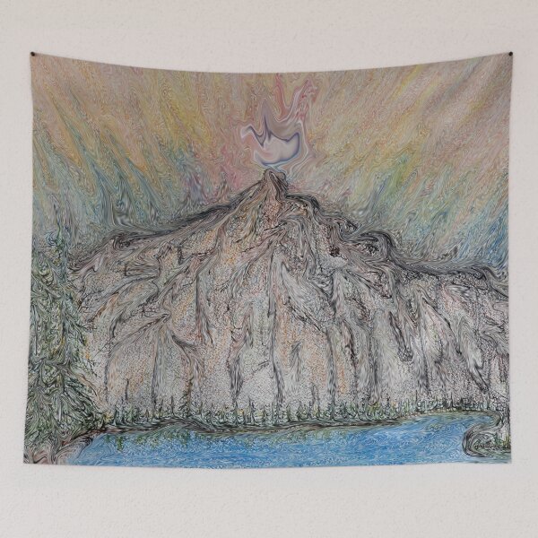 Item preview, Peace On The Mountain designed and sold by MoreGoodArt.