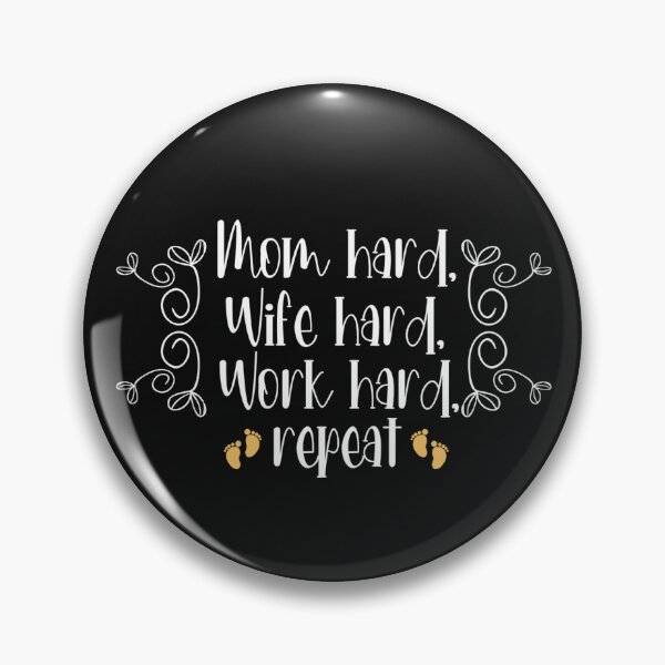Item preview, mom hard wife hard work hard repeat designed and sold by NAZIMNADIR.