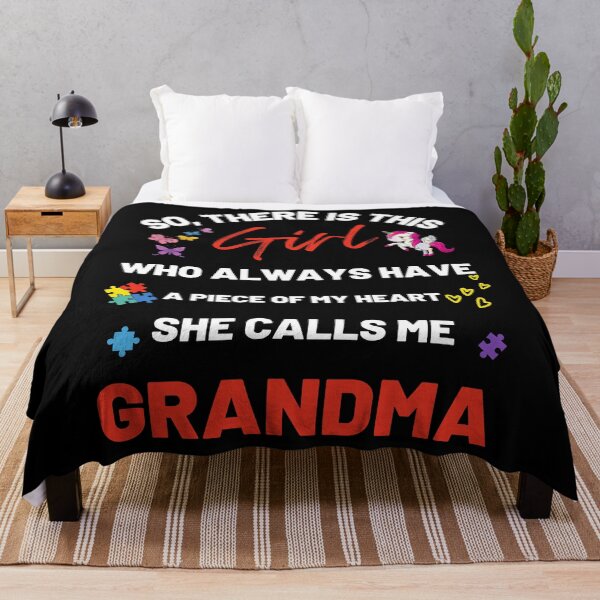 Item preview, There's This Girl who has a piece of my Heart, she Calls Me Grandma, Autism Awarenesss designed and sold by Sam Artist.