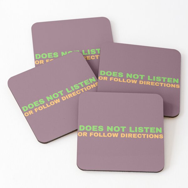 Item preview, no escucha ni sigue instrucciones, designed and sold by Every Pet Shirts.
