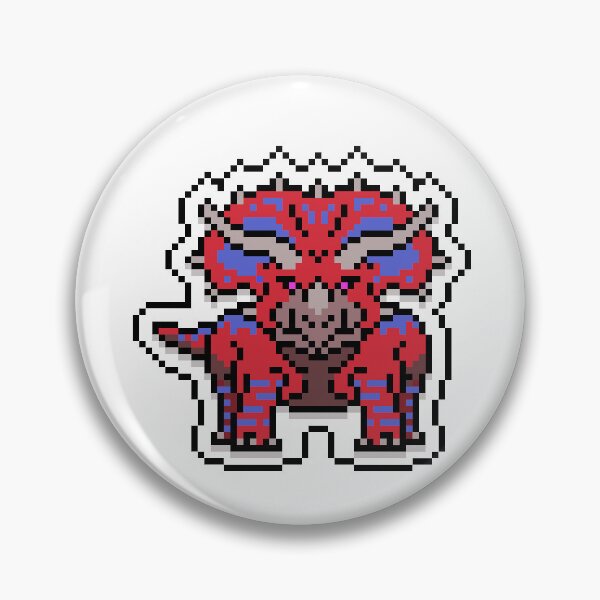 Item preview, Pixel Triceratops - Enraged designed and sold by Smansam.