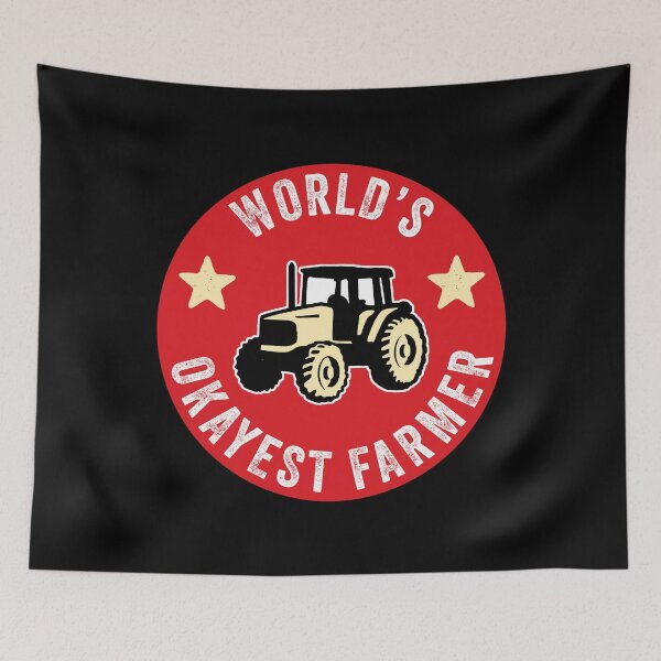 Item preview, Funny World's Okayest Farmer designed and sold by wingstar.