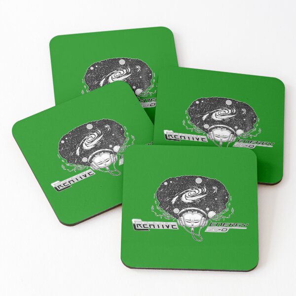 Item preview, WEIRDO - Creative Energy Flo - Universe - Black and White - Green designed and sold by hector2ortega.