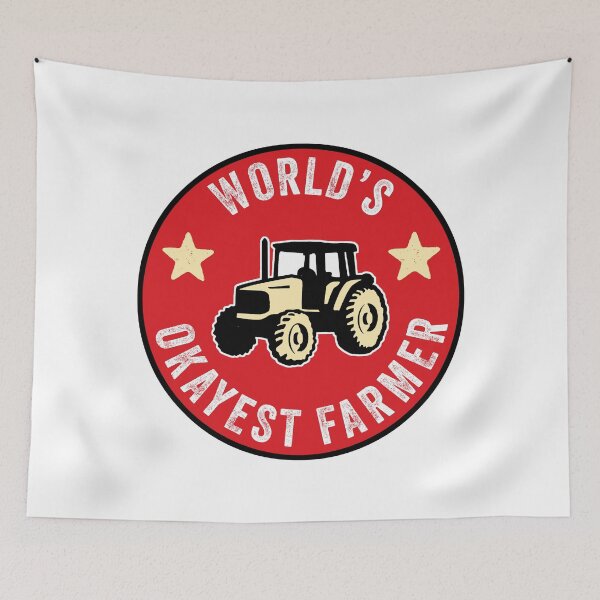 Item preview, Funny World's Okayest Farmer designed and sold by wingstar.