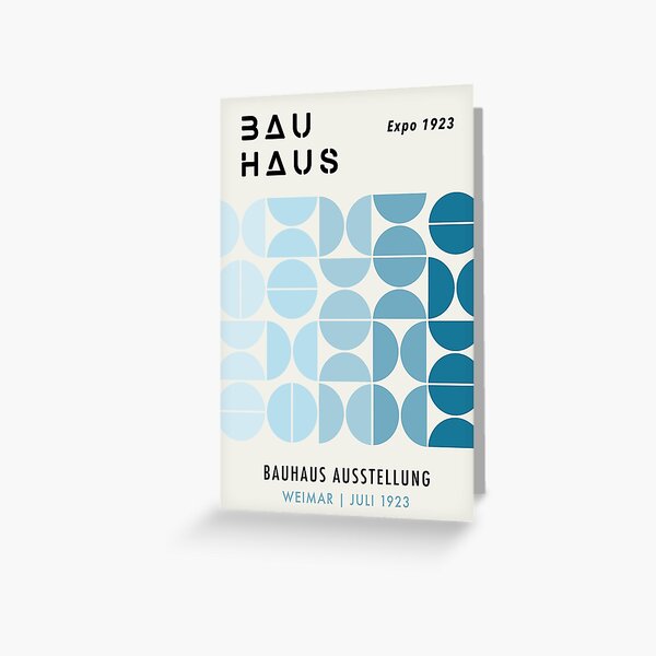 Item preview, Bauhaus Blue Gradient designed and sold by NicolJay.