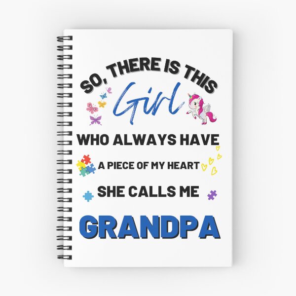Item preview, There's This Girl who has a piece of my Heart, she Calls Me Grandpa, Autism Awarenesss designed and sold by Sam Artist.