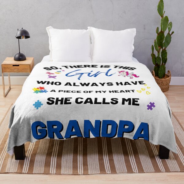 Item preview, There's This Girl who has a piece of my Heart, she Calls Me Grandpa, Autism Awarenesss designed and sold by Sam Artist.