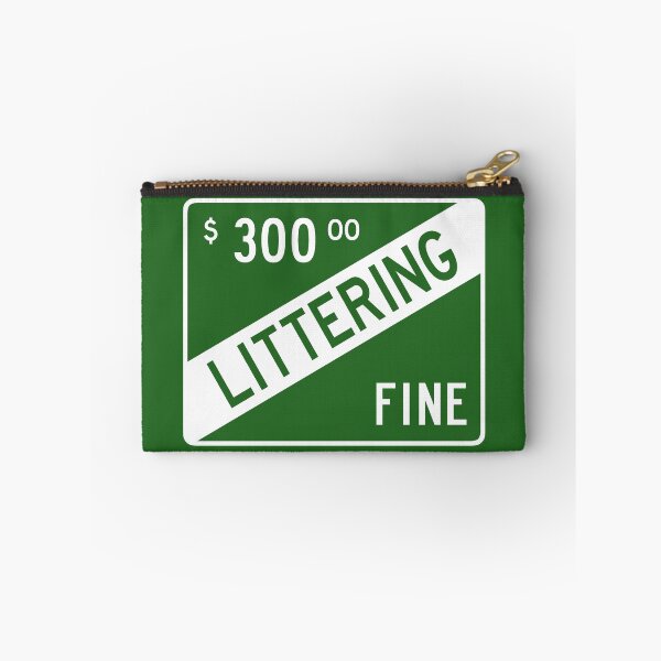 Item preview, Littering Fine designed and sold by GloopTrekker.
