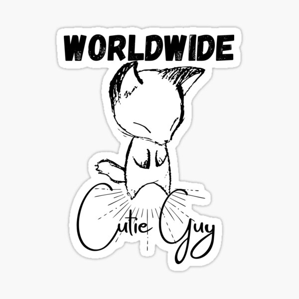 Artikel-Vorschau von Weltweiter Cutie Guy, designt und verkauft von Persephone & Co..