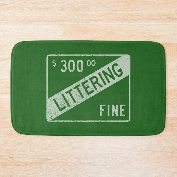 Item preview, Littering Fine (faded) designed and sold by GloopTrekker.