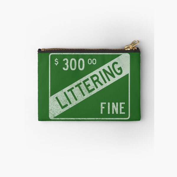 Item preview, Littering Fine (faded) designed and sold by GloopTrekker.