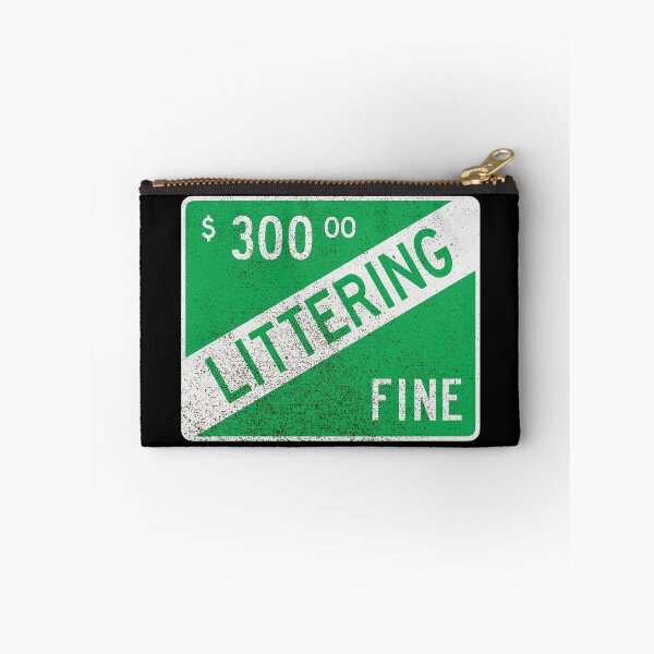 Item preview, Littering Fine (dirty) designed and sold by GloopTrekker.