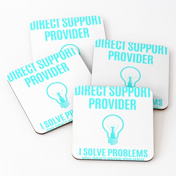 Item preview, Direct Support Provider - I Solve Problems Job Gift designed and sold by melissaval2.