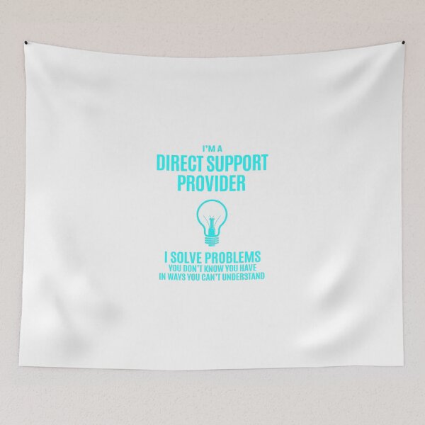 Item preview, Direct Support Provider - I Solve Problems Job Gift designed and sold by melissaval2.