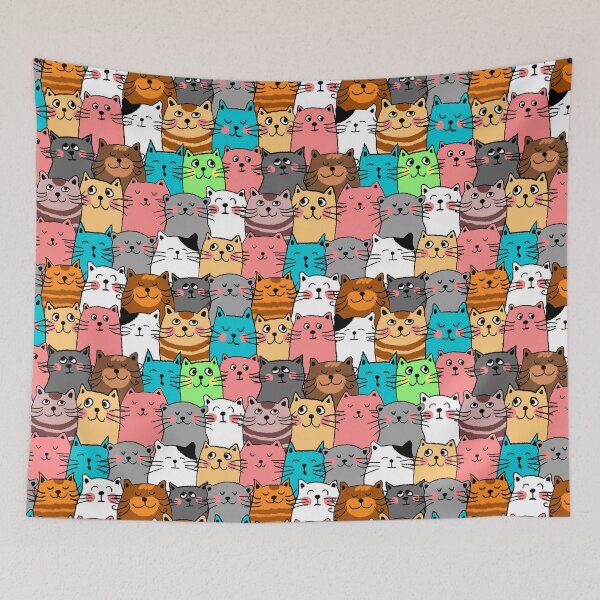 Item preview, Cute Cats designed and sold by Olga Vorontsova.
