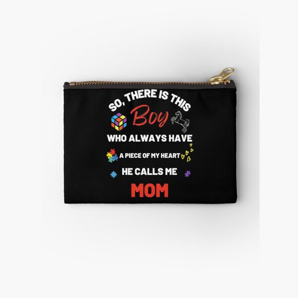Item preview, There's This Boy who has a piece of my Heart, he Calls Me mom, Autism Awarenesss designed and sold by Sam Artist.