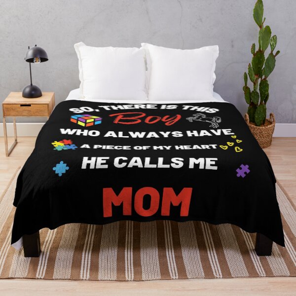 Item preview, There's This Boy who has a piece of my Heart, he Calls Me mom, Autism Awarenesss designed and sold by Sam Artist.