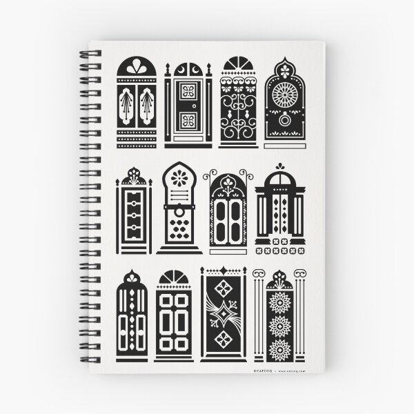 Item preview,  Moroccan Doors – Black Palette designed and sold by Cat Coquillette.