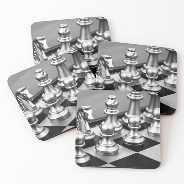 Item preview, Silver chess designed and sold by Quotes-and-plus.