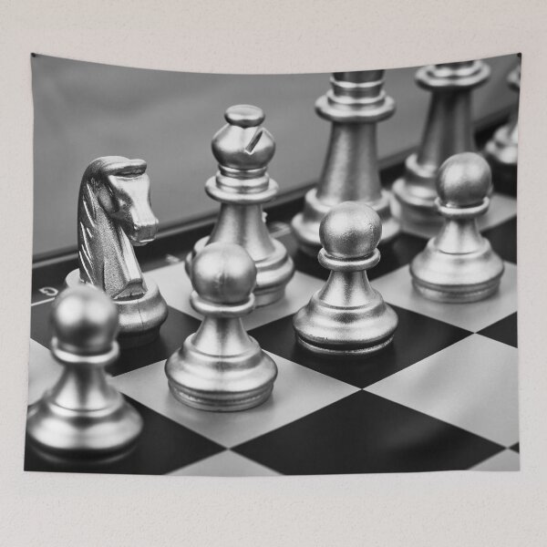 Item preview, Silver chess designed and sold by Quotes-and-plus.