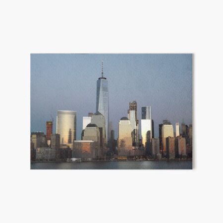 Artikel-Vorschau von Lower Manhattan Skyline, Twilight-Ansicht, New York City, designt und verkauft von lenspiro.