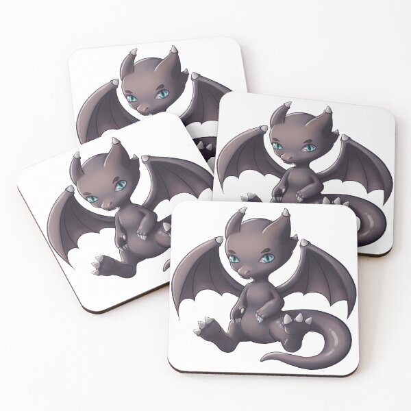 Item preview, Cute Black Dragon designed and sold by Faefoxart.