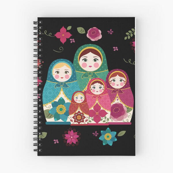 Item preview, Russian Dolls Black designed and sold by StudioShine.
