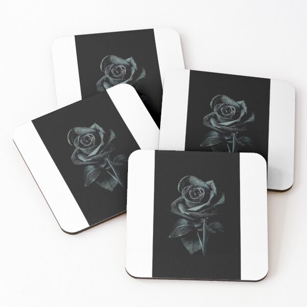 Item preview, تصميم وردة سوداء Black rose design  designed and sold by Eoqastore1.