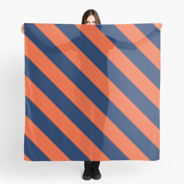 Item preview, Diagonal Stripes: Orange & Navy Blue designed and sold by Jared Davies.
