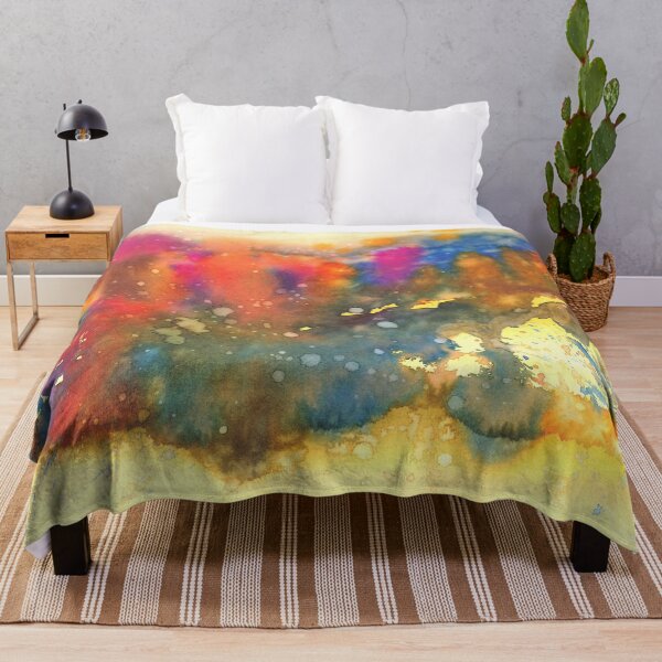 Abstract, Batik Throw Blanket