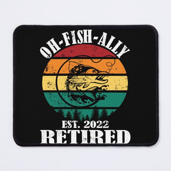 Item preview, Oh-Fish-Ally Retired 2022 Fishing man Vintage Retirement Fisherman designed and sold by Sasikharn.
