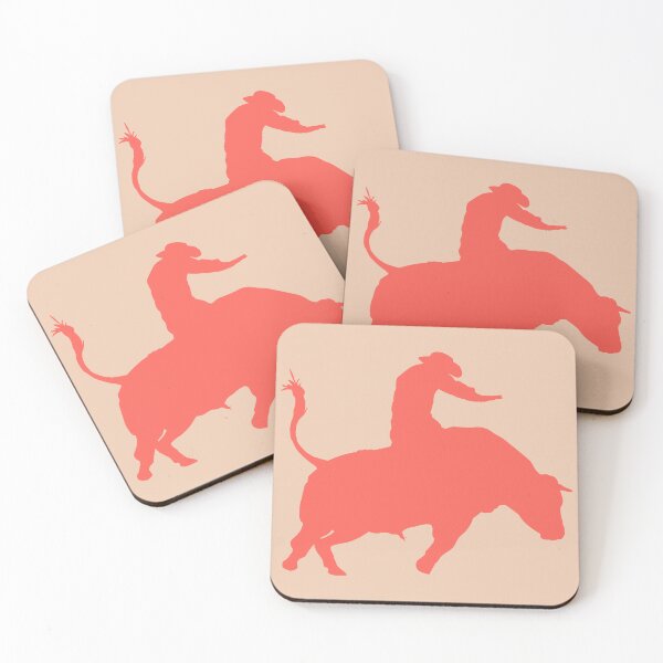 Item preview, Bull Rider 1: Sunset Orange designed and sold by Zia Frazier.