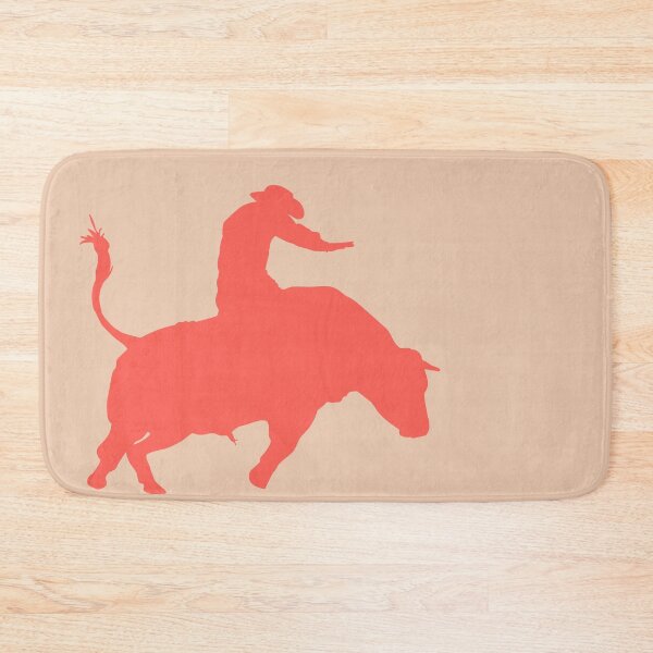 Item preview, Bull Rider 1: Sunset Orange designed and sold by Zia Frazier.