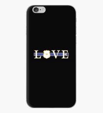 Love Police Officer - Thin Blue Line iPhone Case