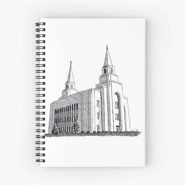 Item preview, Kansas City LDS Temple Ink Drawing designed and sold by DSC Arts.
