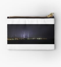 Lightning Over Victor Harbor - Panaroma Studio Pouch
