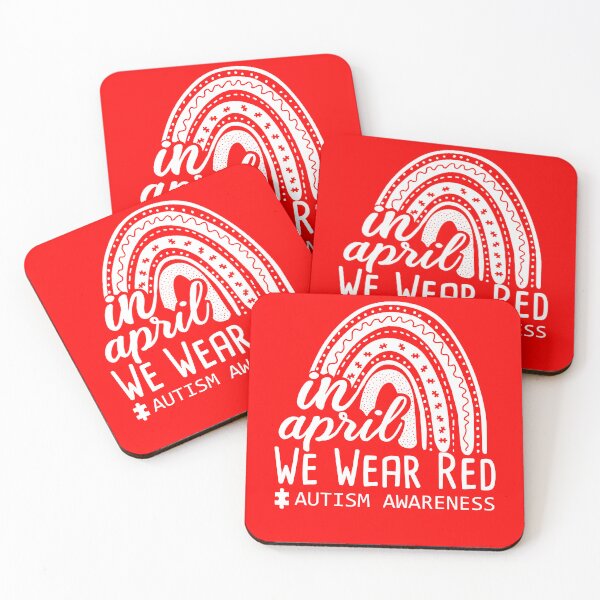 Item preview, in april we wear red autism People acceptance, Autism Awareness month designed and sold by KElife.