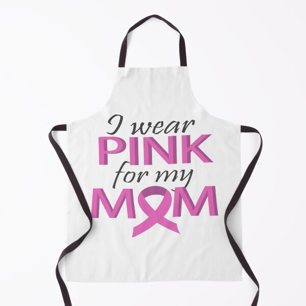 Item preview, Cancer Awareness Pink Ribbon I Wear Pink for my Mum Text Typography designed and sold by WearWolfDesigns.